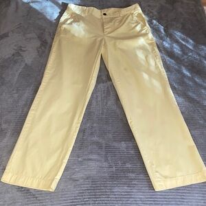 Brooks Brothers “346” Men's Tan/Yellow Chinos